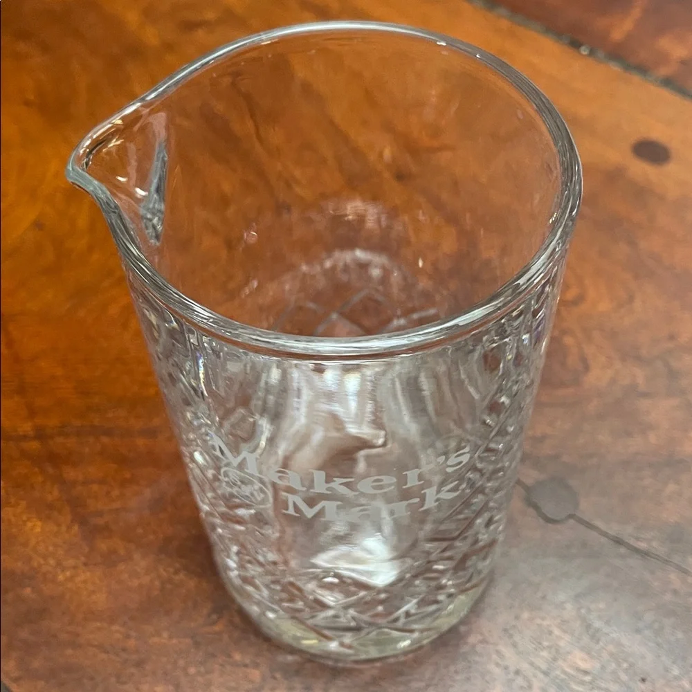 Maker's Mark Crystal Cocktail Mixing Carafe/Glass